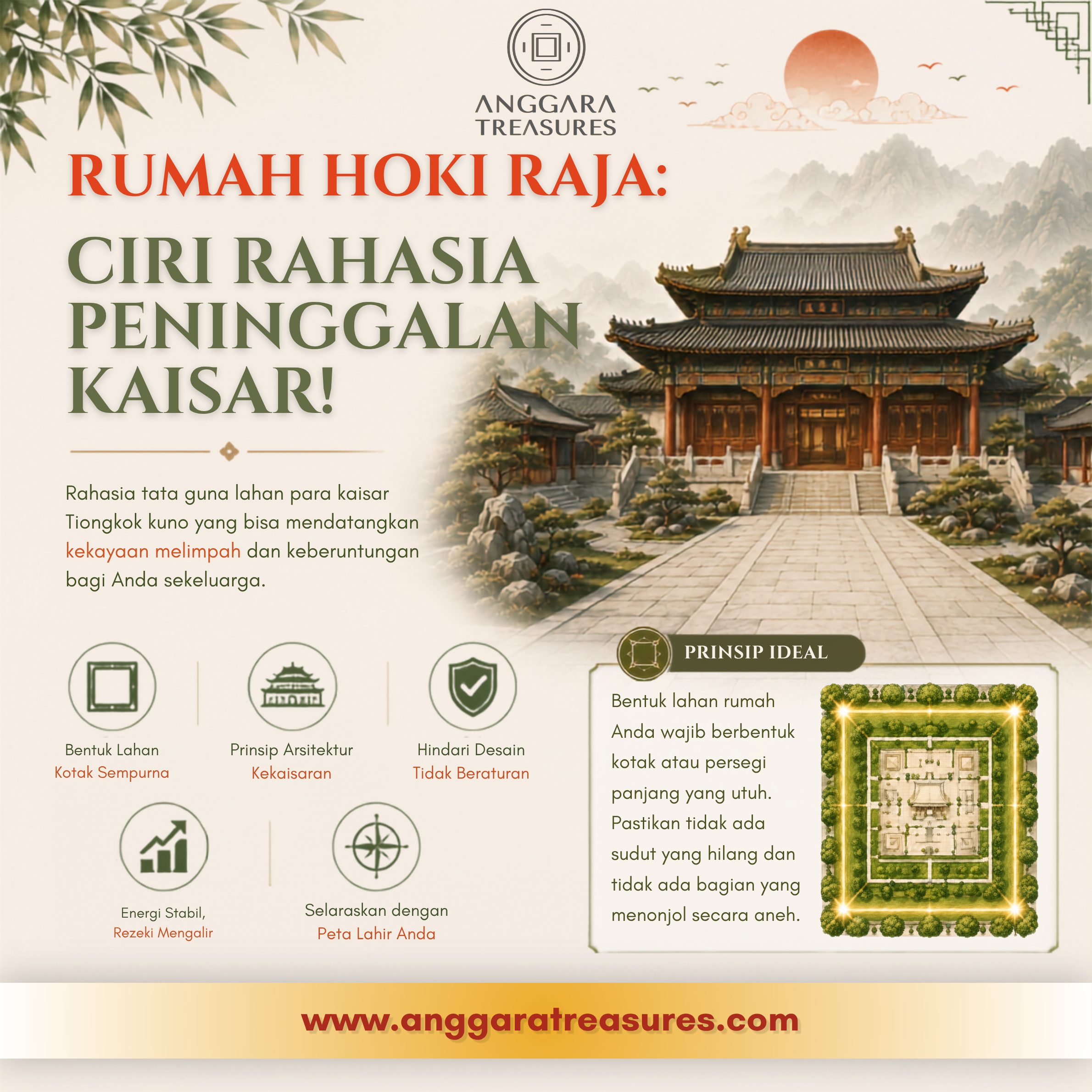 Feng Shui Rumah Hoki ala Kaisar