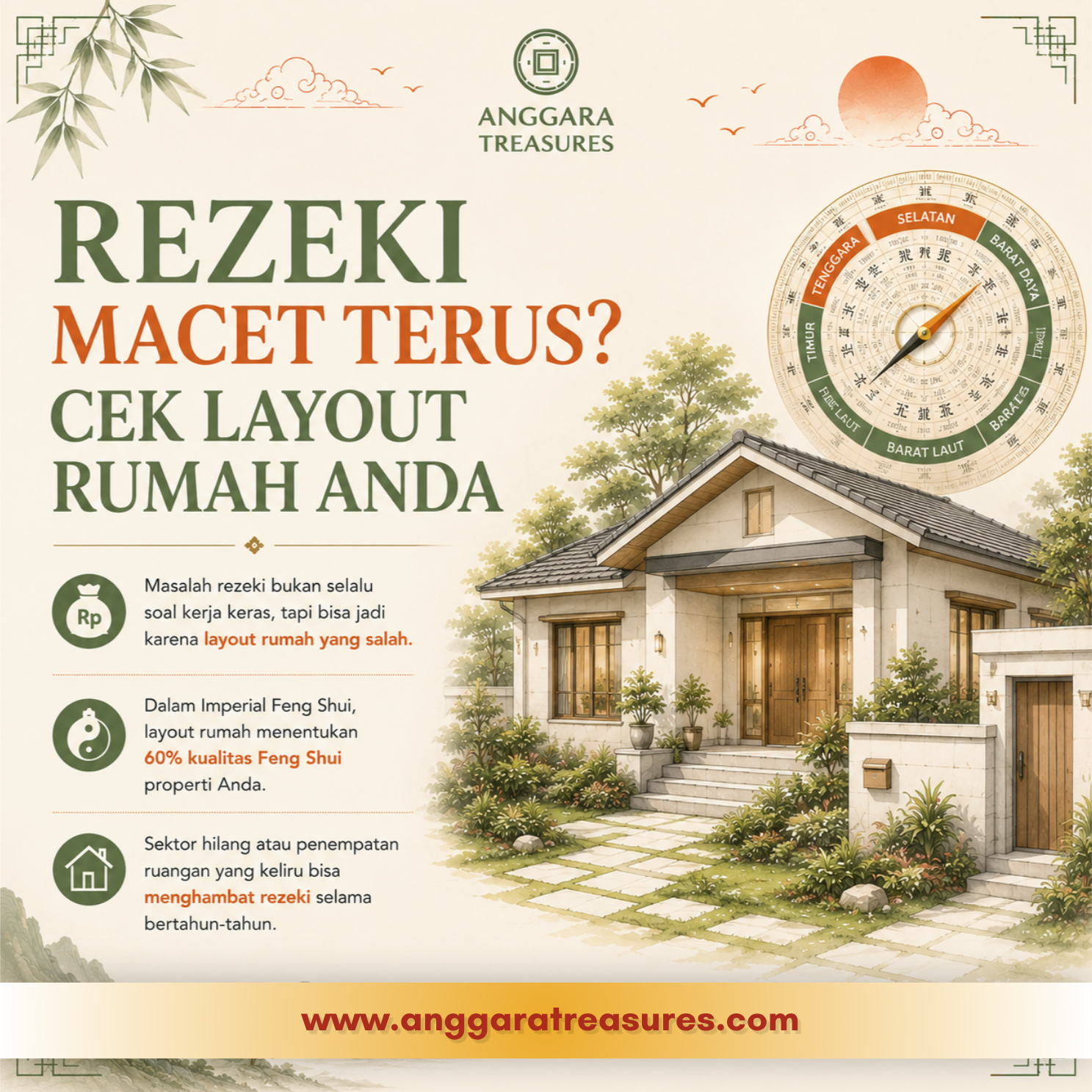 Kerja Keras Tapi Susah Kaya? Cek Feng Shui Rumah!