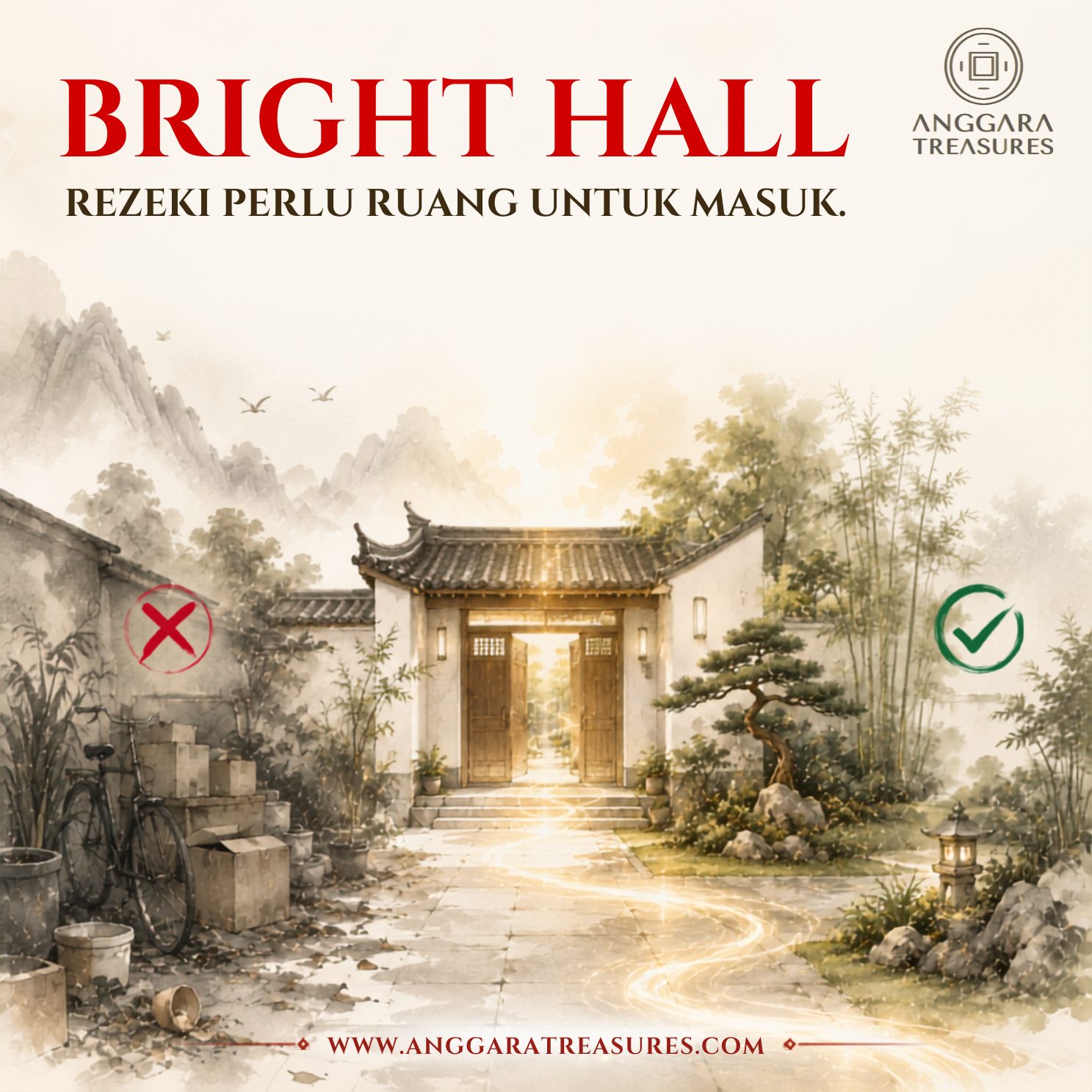 Imperial Feng Shui: Cara Menarik Kekayaan dari Bright Hall Rumah