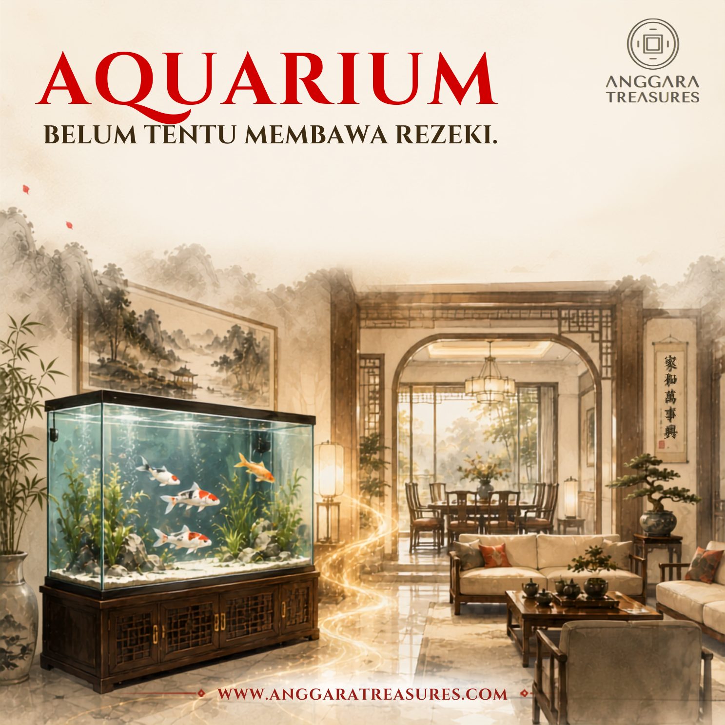 Aquarium Feng Shui: Posisi Terbaik untuk Mengaktifkan Energi Kekayaan
