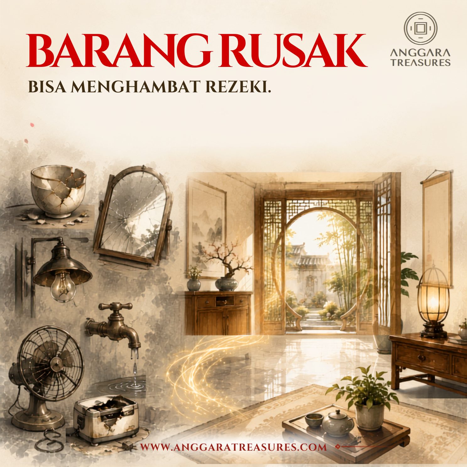 Barang Rusak Menurut Feng Shui: Benarkah Bisa Menghambat Rezeki?