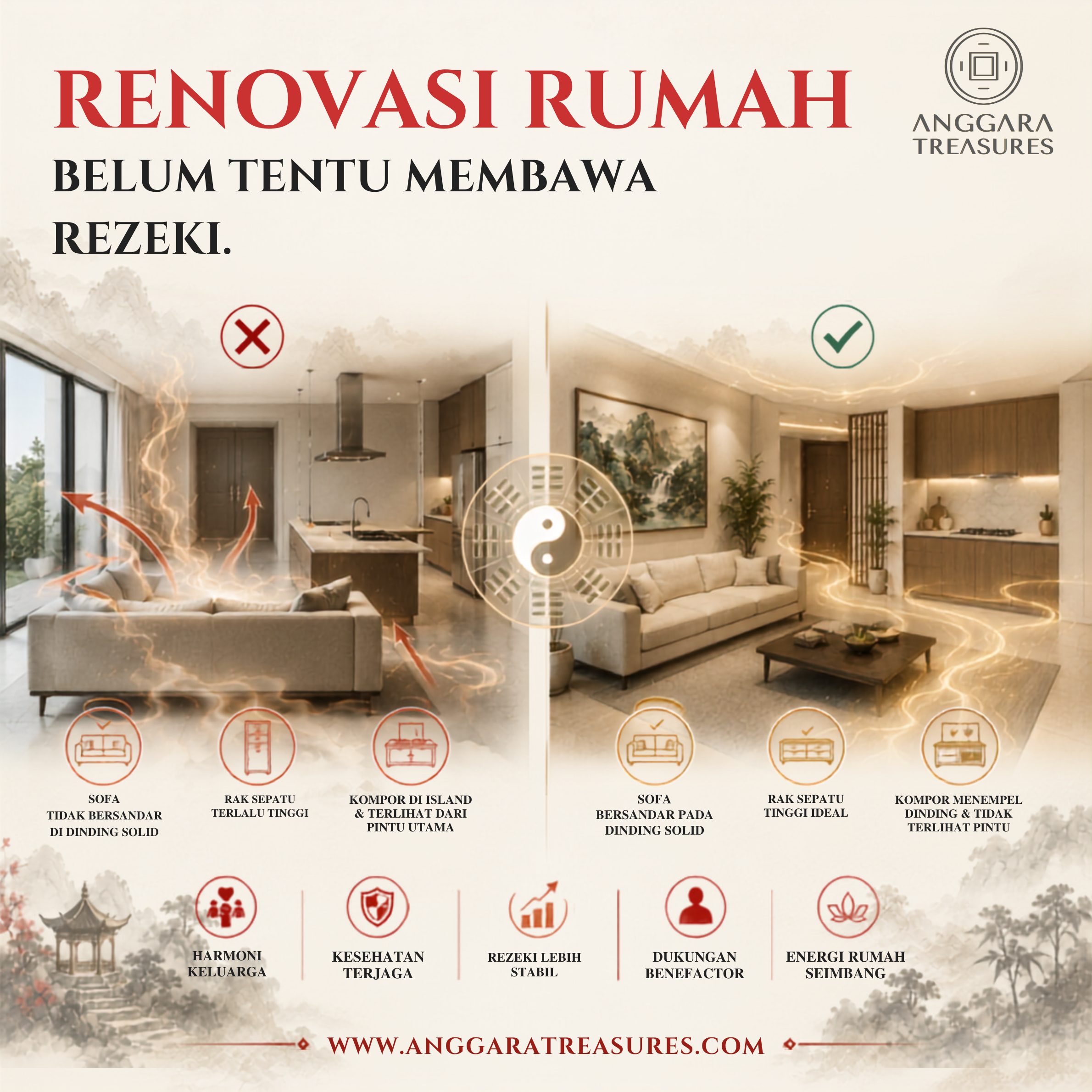 5 Kesalahan Renovasi Feng Shui Rumah